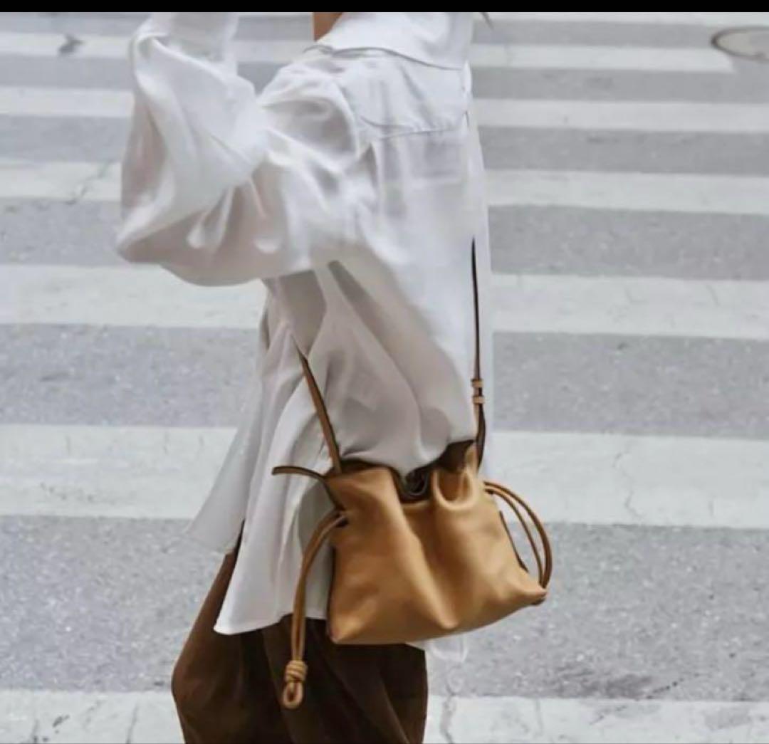 24PF new/LOEWE フラメンコレザークラッチ Bag Beige LOEWE ロエベ フラメンコ クラッチ