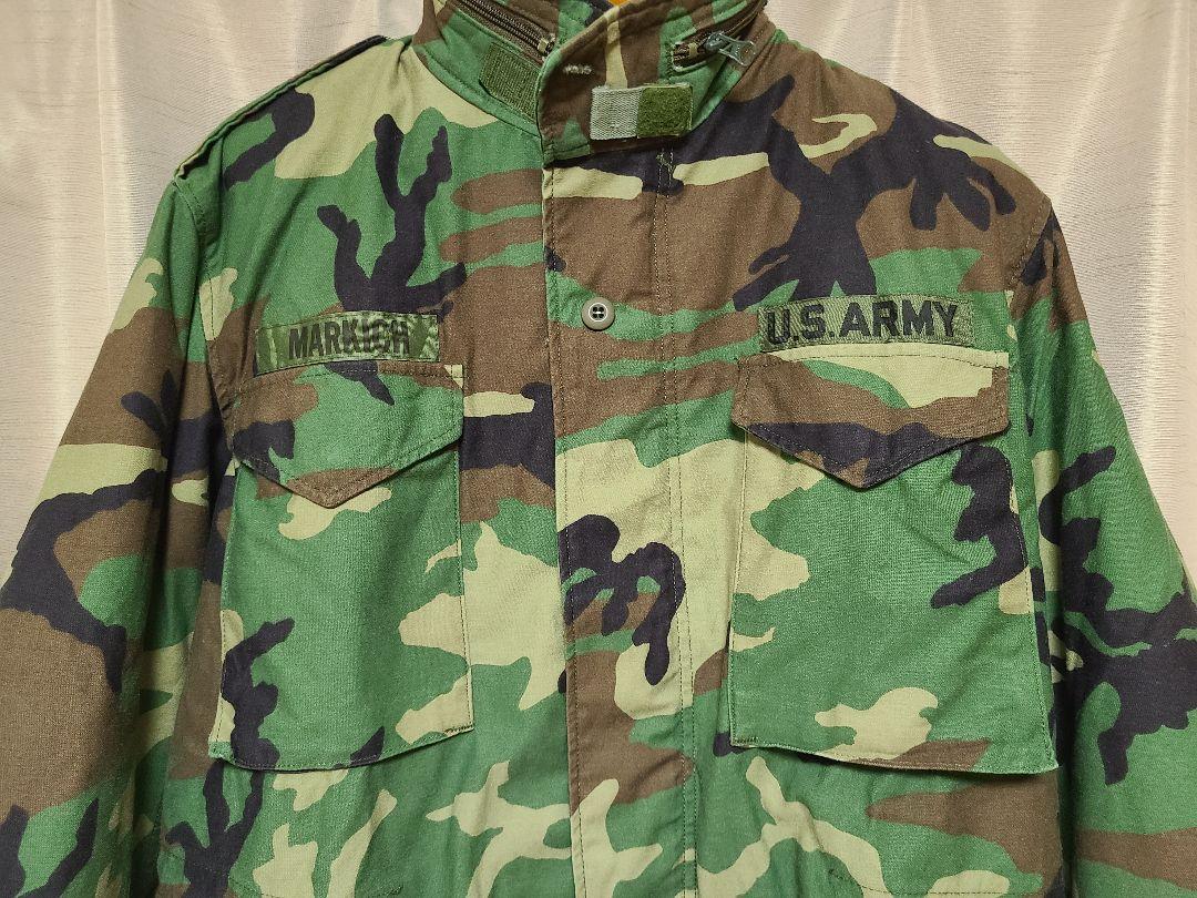 【美品】U.S ARMY M-65フィールドジャケット ウッドランドカモ 4th