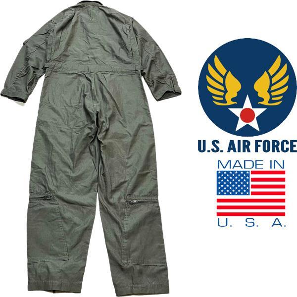 実物アメリカ空軍ビンテージUSAFつなぎツナギ作業服オールインワン372655