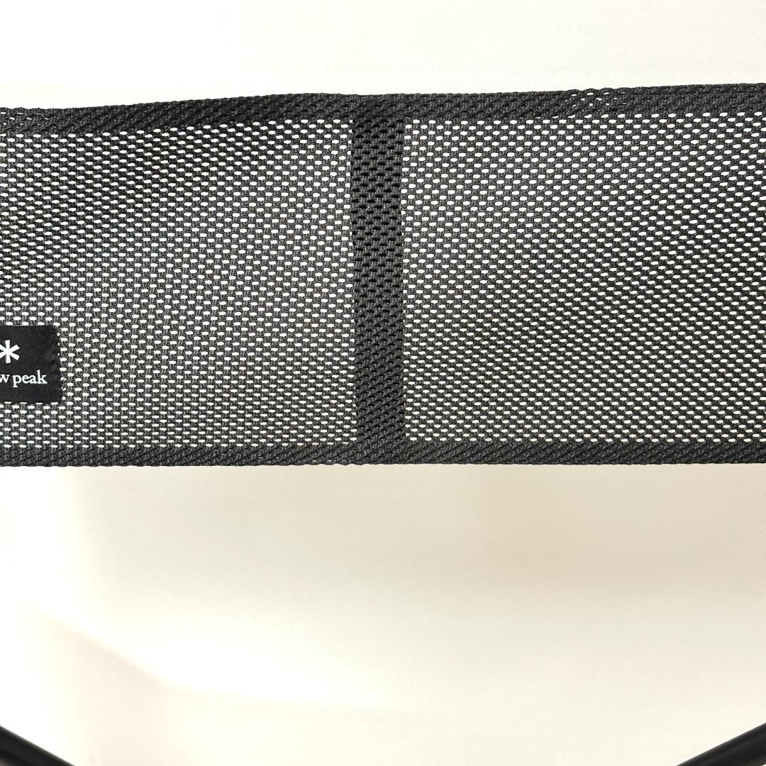 【美品】Snow peak FDチェア ブラック メッシュ ワイド