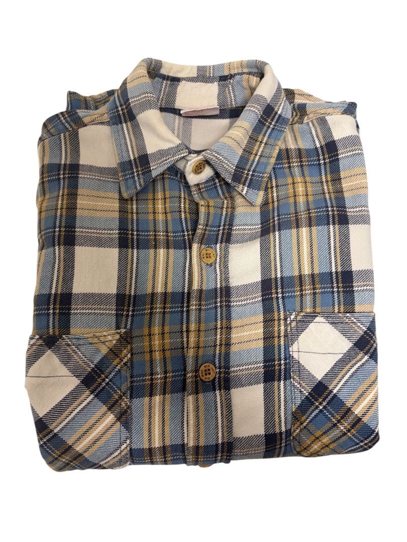 70s BIG MAC USA製　チェック柄　フランネルシャツ M 好配色