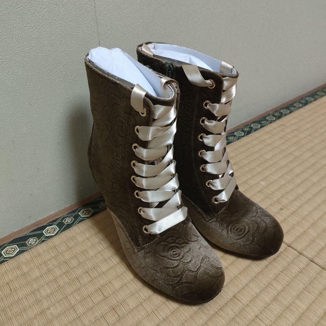 マイラクラシック　ショートブーツ　ブラウン