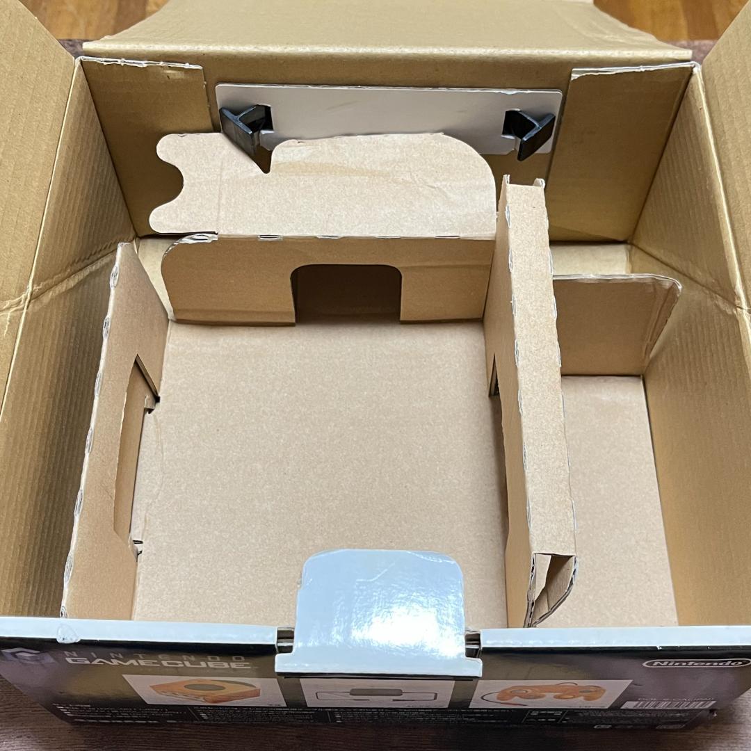 ゲームキューブ　GAMECUBE　オレンジ　本体　箱セット　動作品　⑦