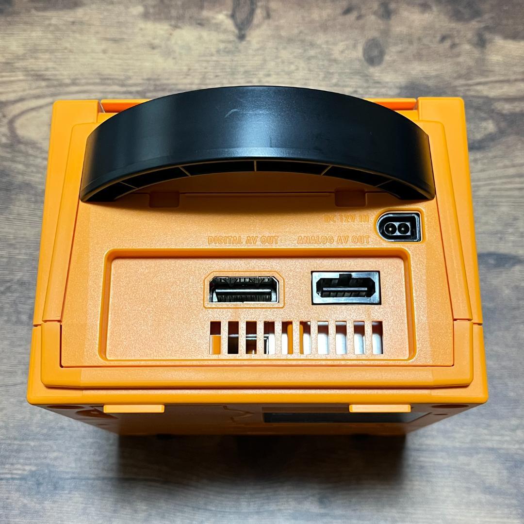 ゲームキューブ　GAMECUBE　オレンジ　本体　箱セット　動作品　⑦