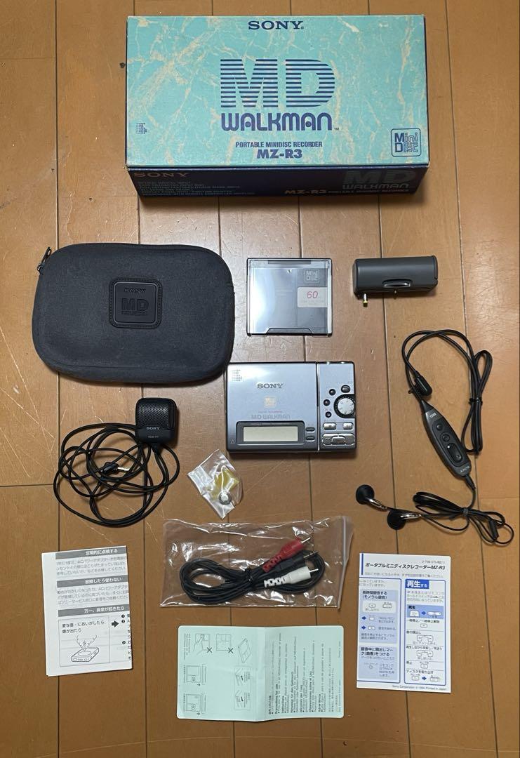 SONY ソニー MZ-R3 MDレコーダー 箱付 - メルカリ