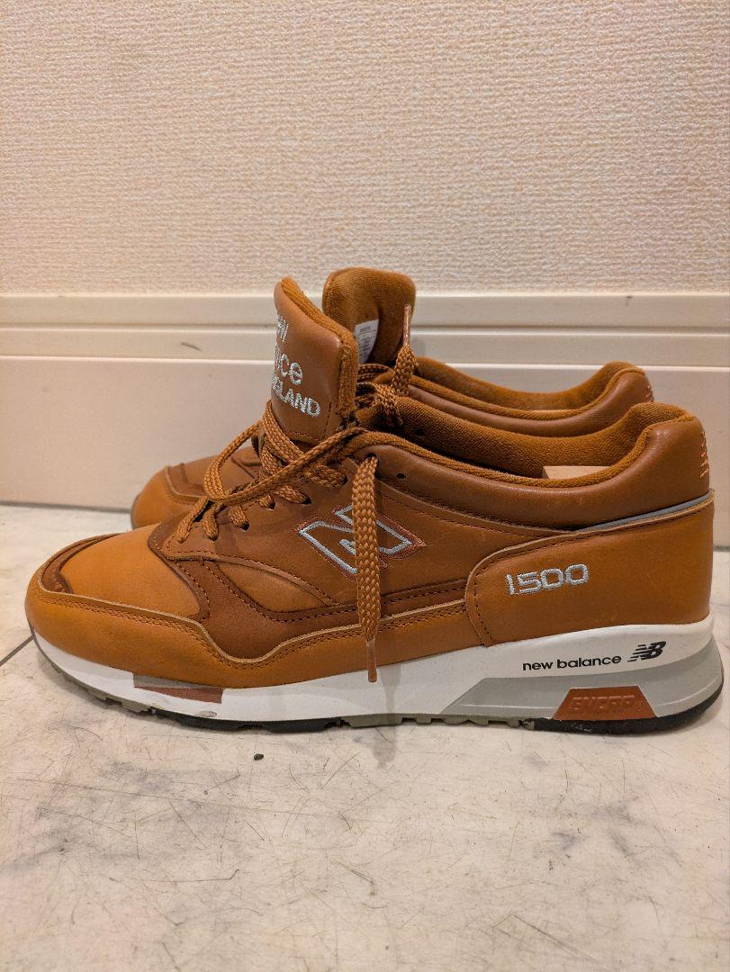 New Balance 1500 ブラウンレザー スニーカー