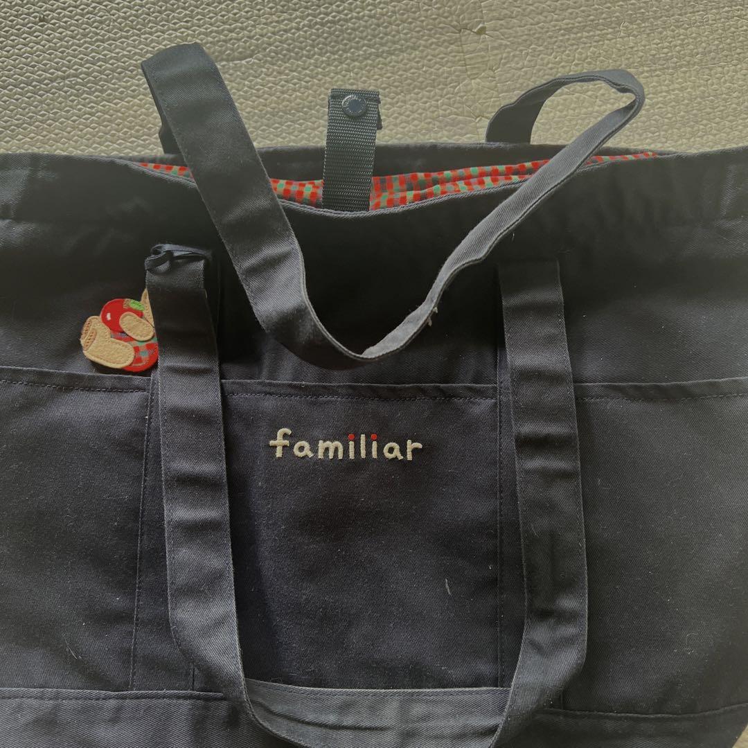 ほぼ未使用！ファミリア　マザーバッグ