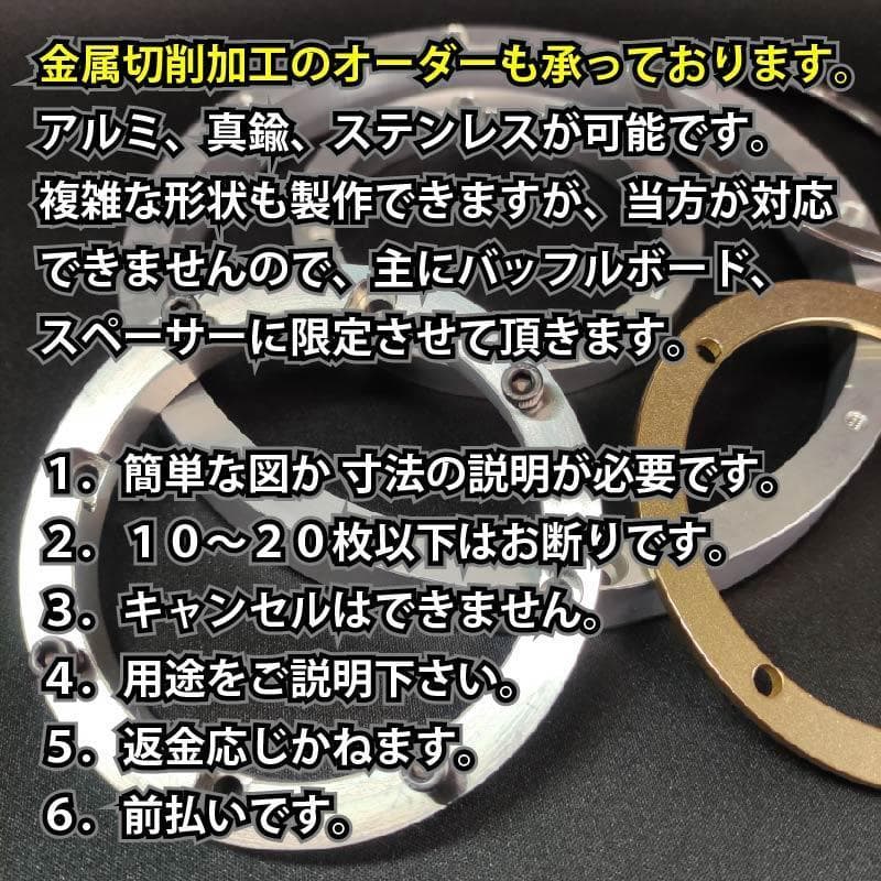 激安超特価 3.5インチ スコーカー ミッドレンジスピーカー用ステンレス
