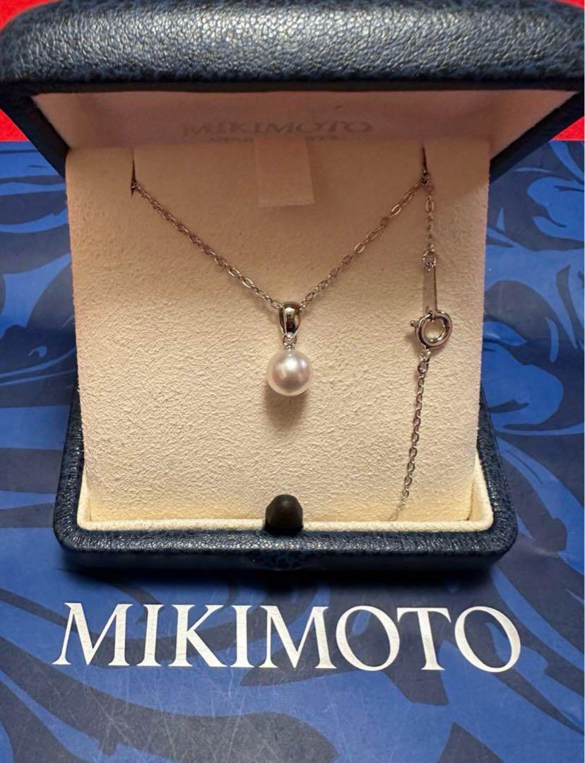 MIKIMOTO ミキモト パール約７.２５mmネックレス☆シルバー☆新品完売品