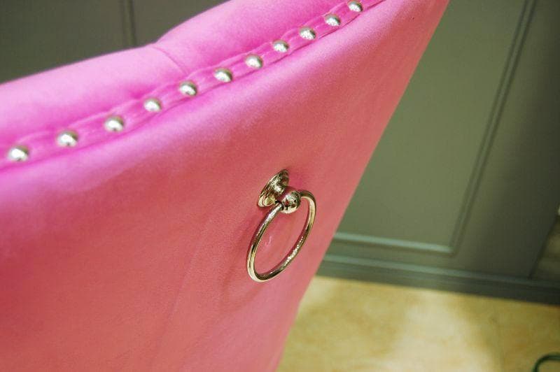 ボタン締め ダイニングチェア