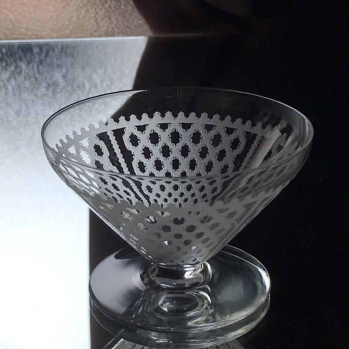 素敵オールドバカラBACCARATブリュッセルBruxellesシャンパンクープ