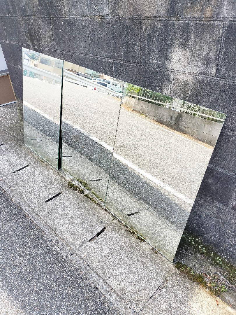 美容院　床屋　理髪店　鏡　3枚セット