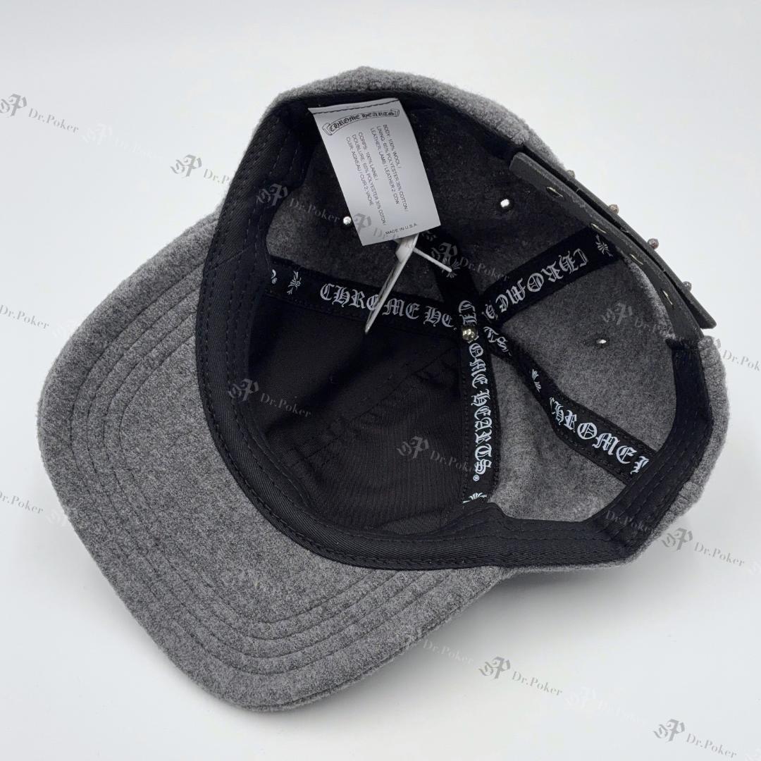 【新品】 Chrome Hearts CH ロゴ ウール ベースボールキャップ