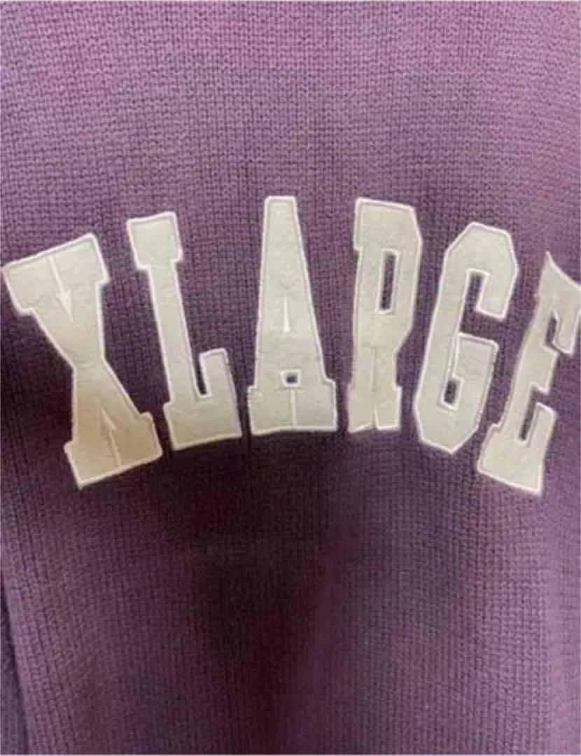 XLARGE ニット セーター パープル 紫 最終値下げ | activoskateshop.com