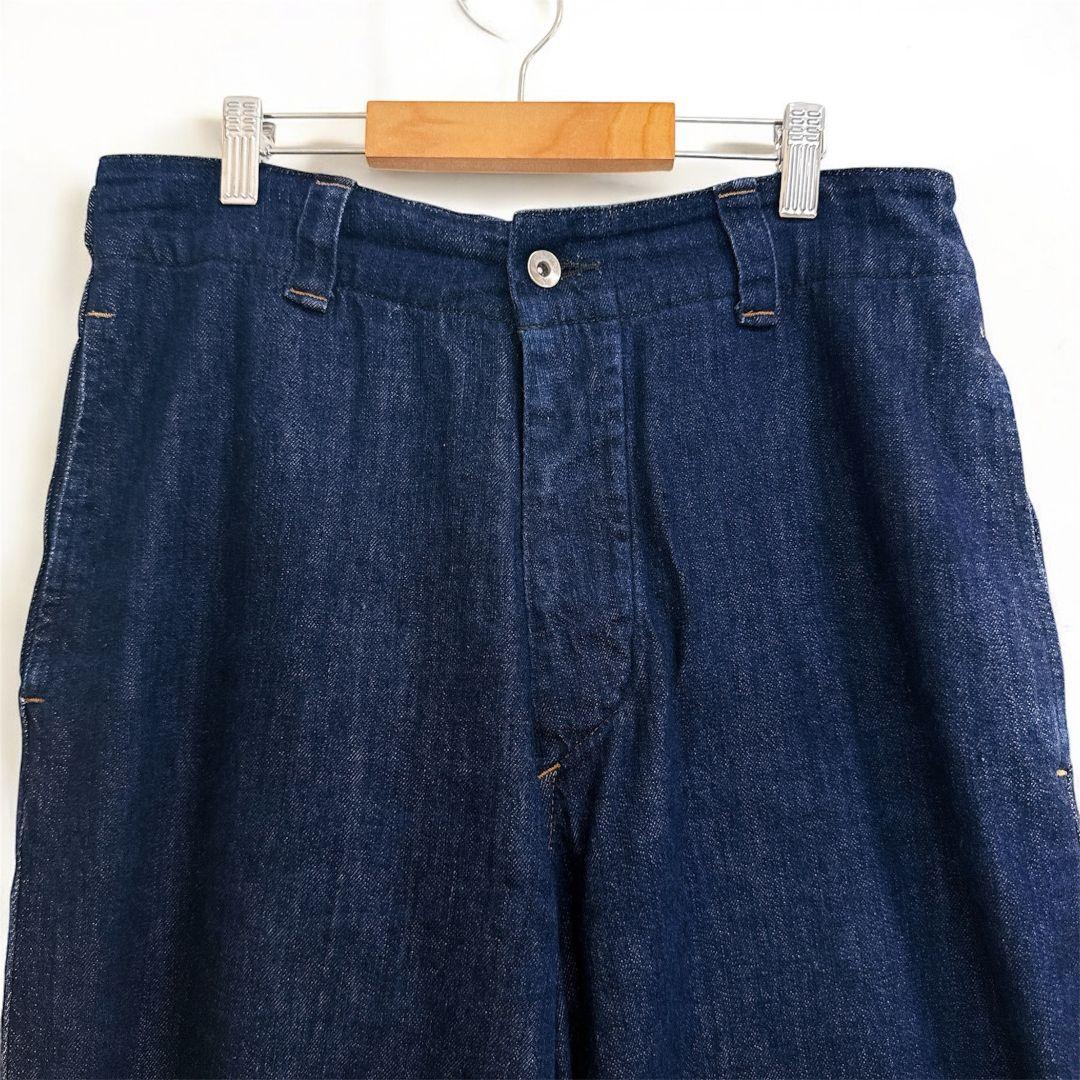 MHL♡ボタンフライ デニム CANTON LIGHT DENIM トラウザーズ