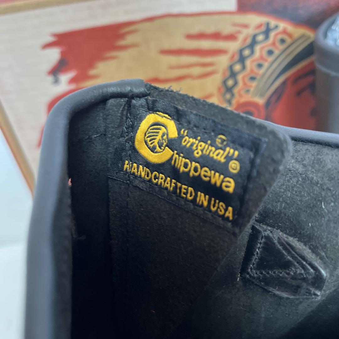 CHIPPEWA 11スティールトゥ エンジニアブーツ 8E 黒 チペワ