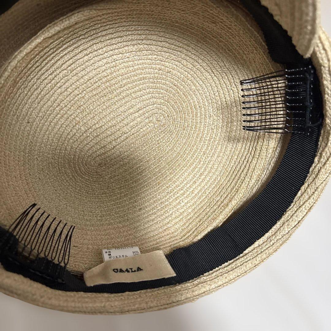 CA4LA ビーズ装飾 キャスケット ストローハット 麦わら帽子 CA4LA ビーズ装飾 キャスケット ストローハット 麦わら帽子