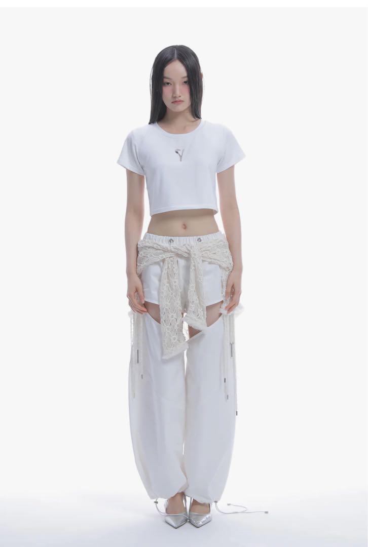 THEREDTHREAD S symbol T-shirt white 画像3