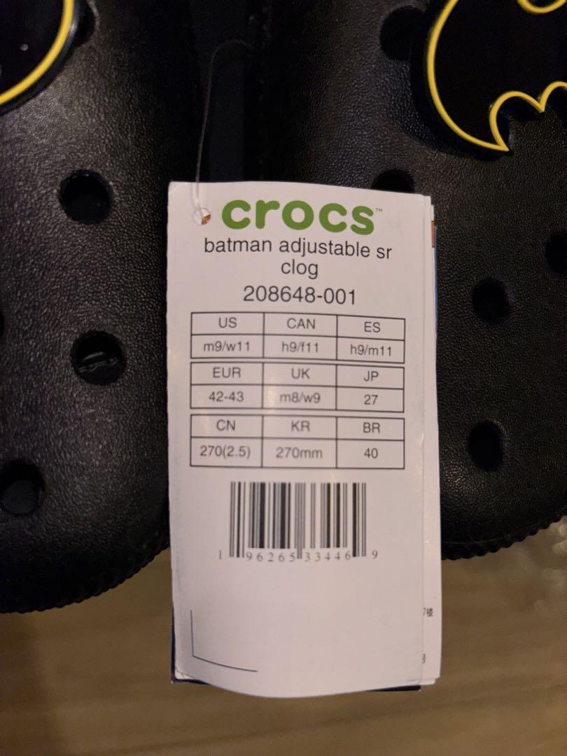 small　　　　　　クロックス　バットマンコラボ