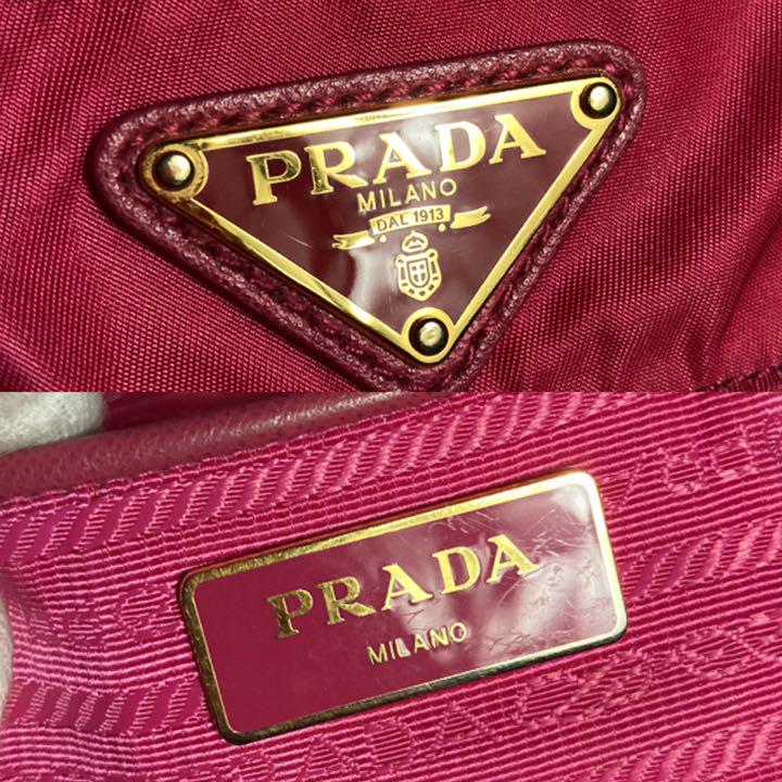 大得価特価 美品 ハンドバッグ ショルダーバッグ ピンク yh7RJ-m39757019772 PRADA プラダ 2way お買い得お得