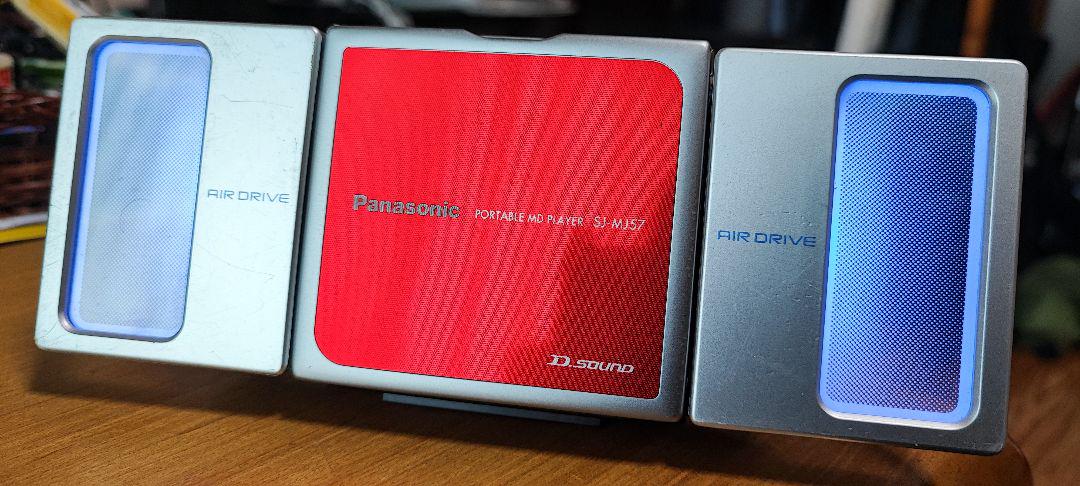 MD再生確認】Panasonic パナソニック ポータブルMD プレーヤー