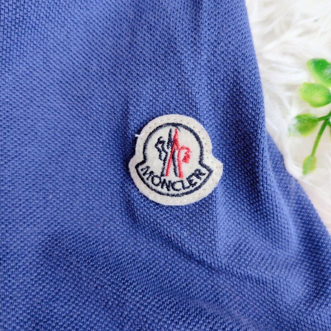 ■ 美品 ■ MONCLER ネイビー ポロシャツ S