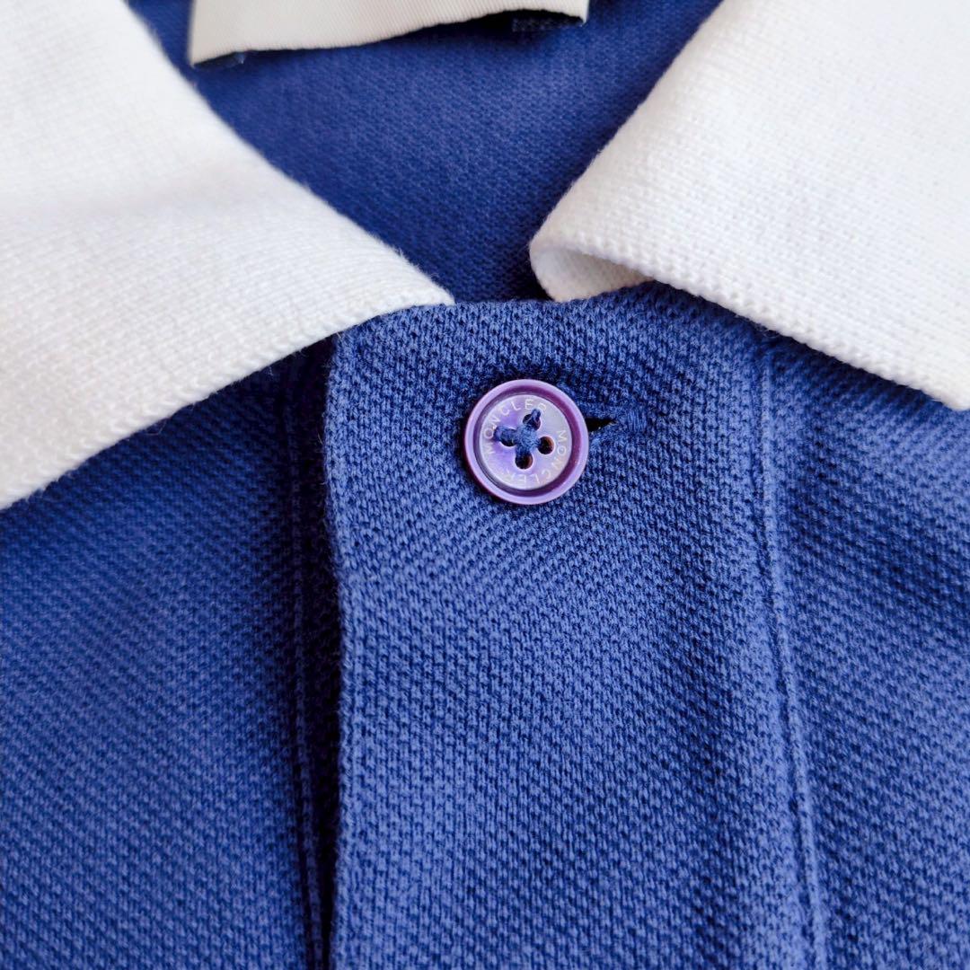 ■ 美品 ■ MONCLER ネイビー ポロシャツ S