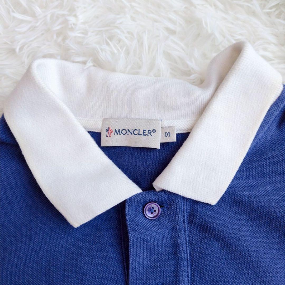 ■ 美品 ■ MONCLER ネイビー ポロシャツ S