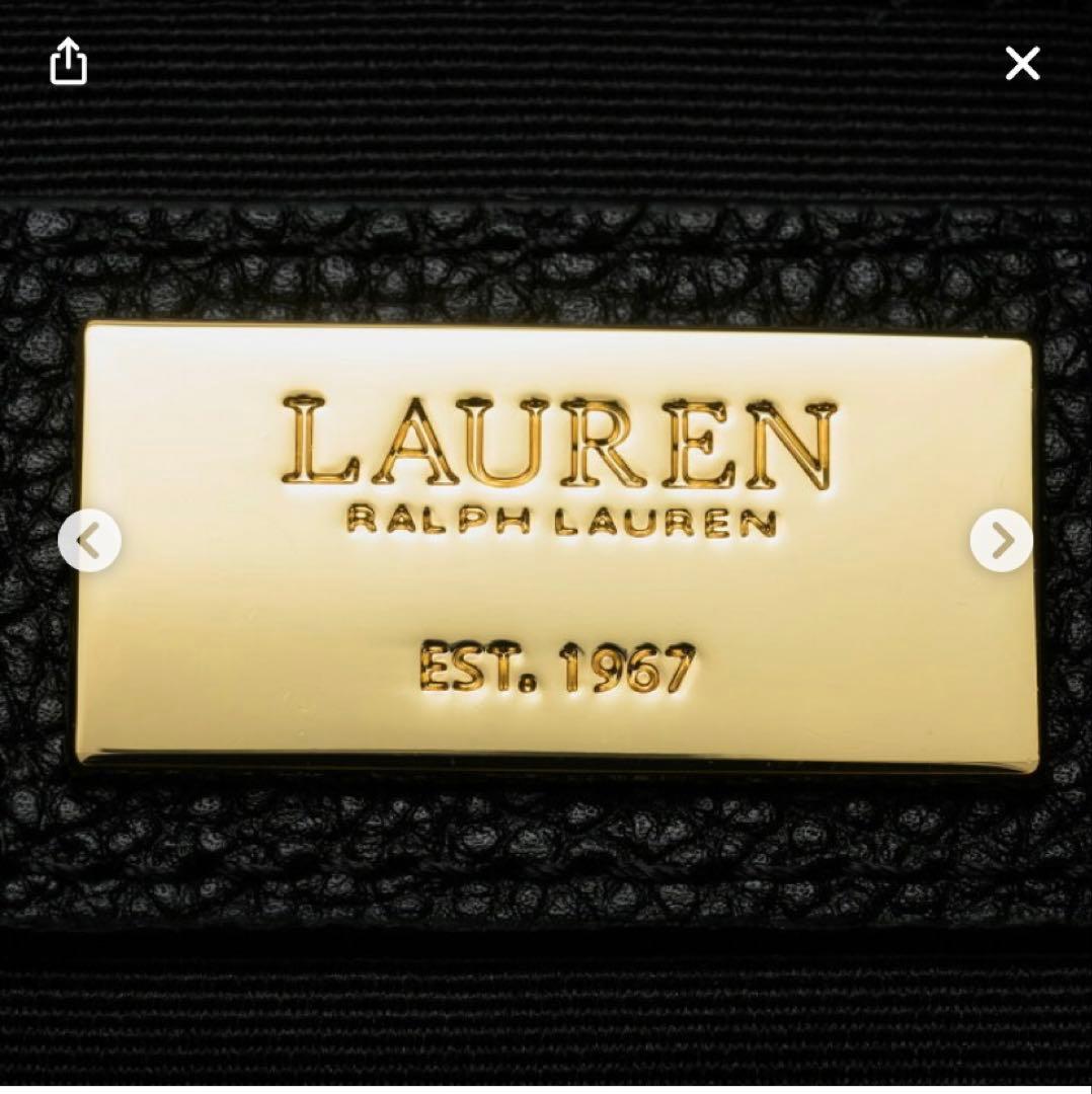 LAUREN Ralph Lauren ショルダーバッグ 黒 ラルフローレン