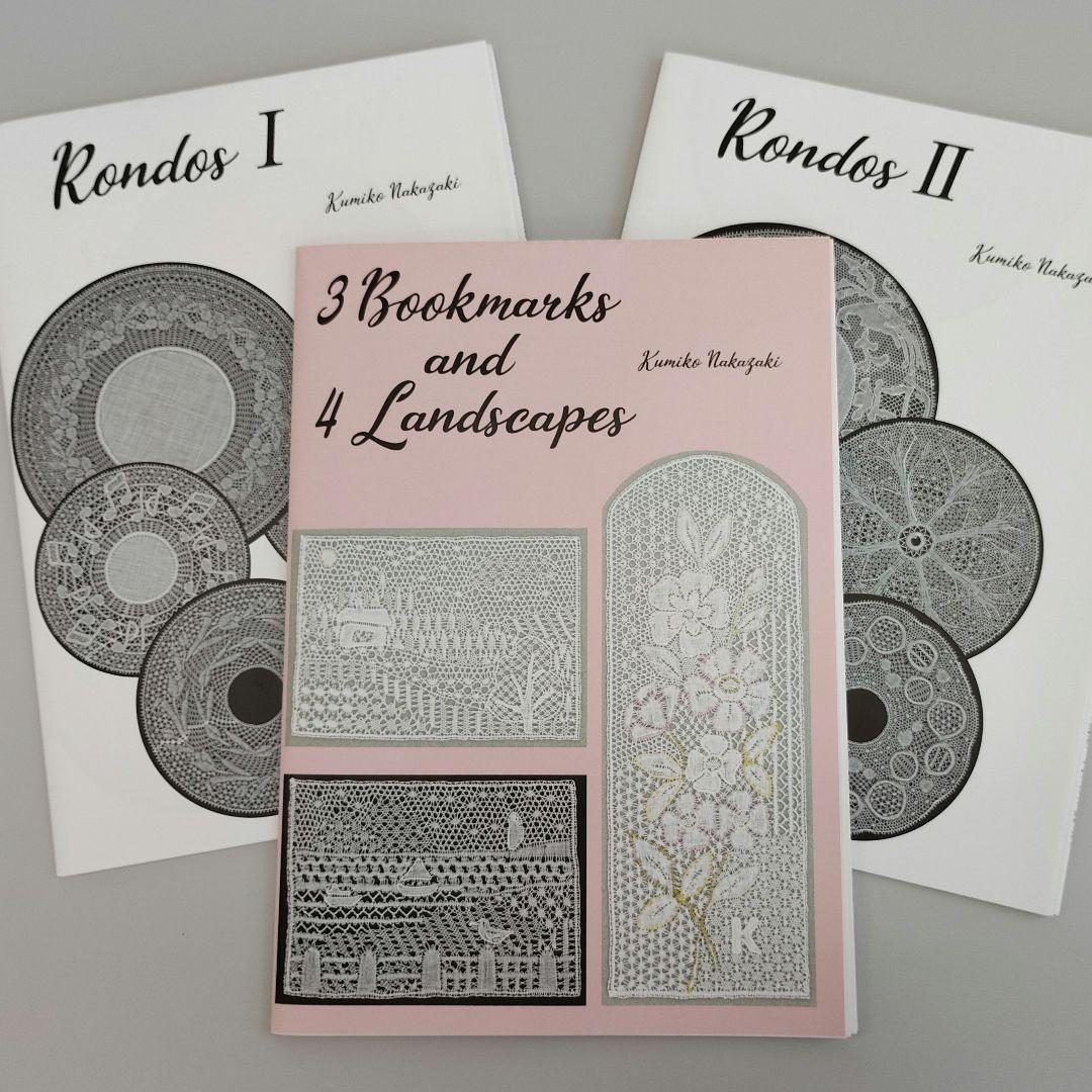 ボビンレースパターン集　中崎久美子Memoire Ⅰ 古書 中崎久美子ボビンレース・パターン集 Collection Ⅰ - 旅する
