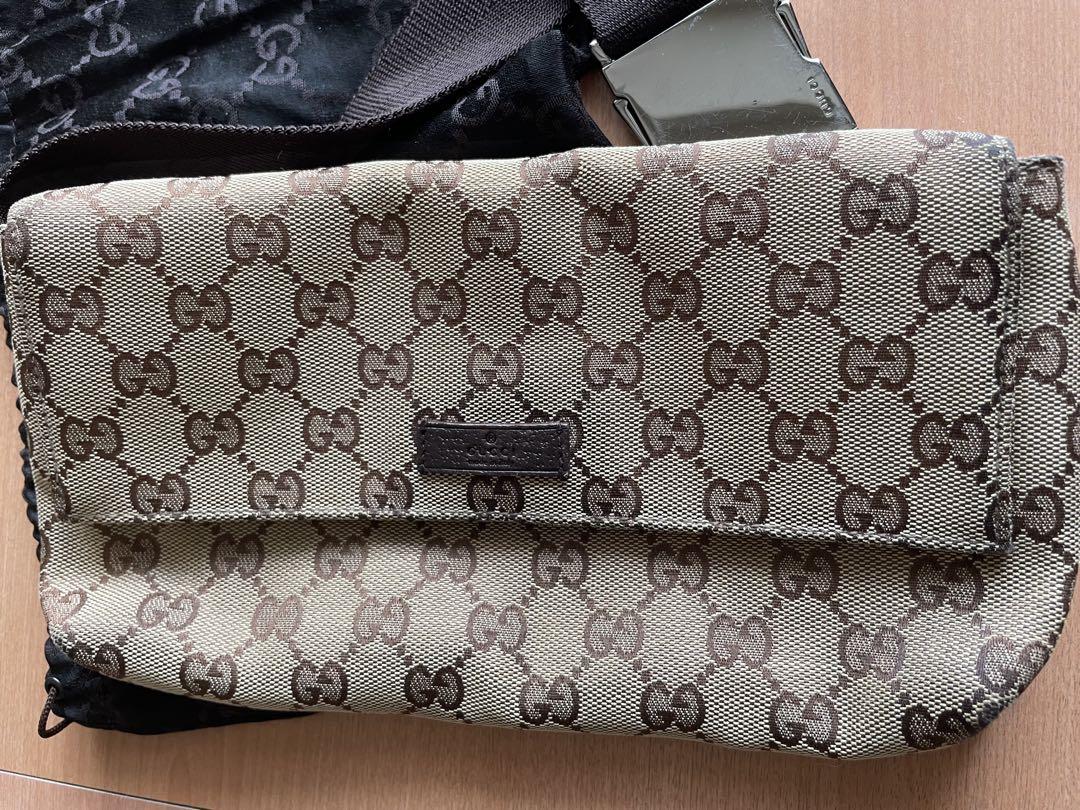 グッチ GUCCI ボディバッグ ユニセックス GG キャンバス ウエストバッグ