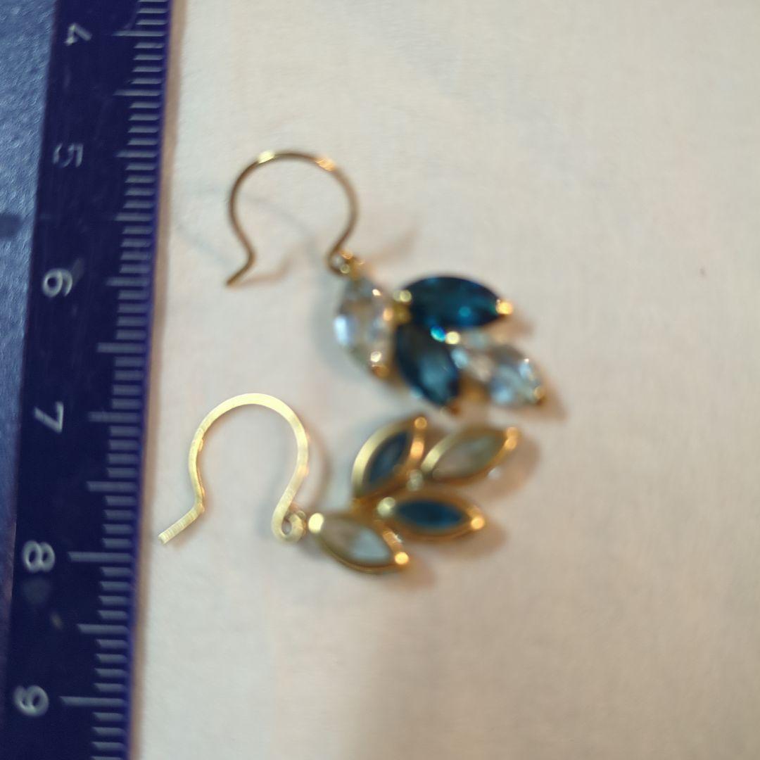 K18 ブルートパーズ ロンドンブルートパーズ ピアス♥に近い WWW_MORNINGWALKER_COM