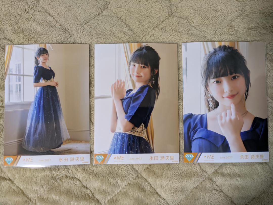 ≠ME 「モブノデレラ」MV衣装 永田詩央里 生写真 ヒキ 直筆