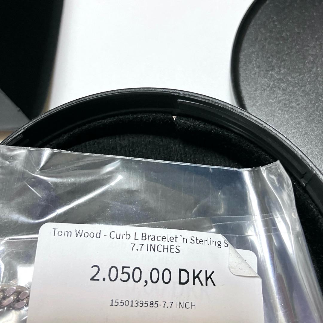 新品 7.7 TOMWOOD L カーブチェーン ブレスレット 銀 6142
