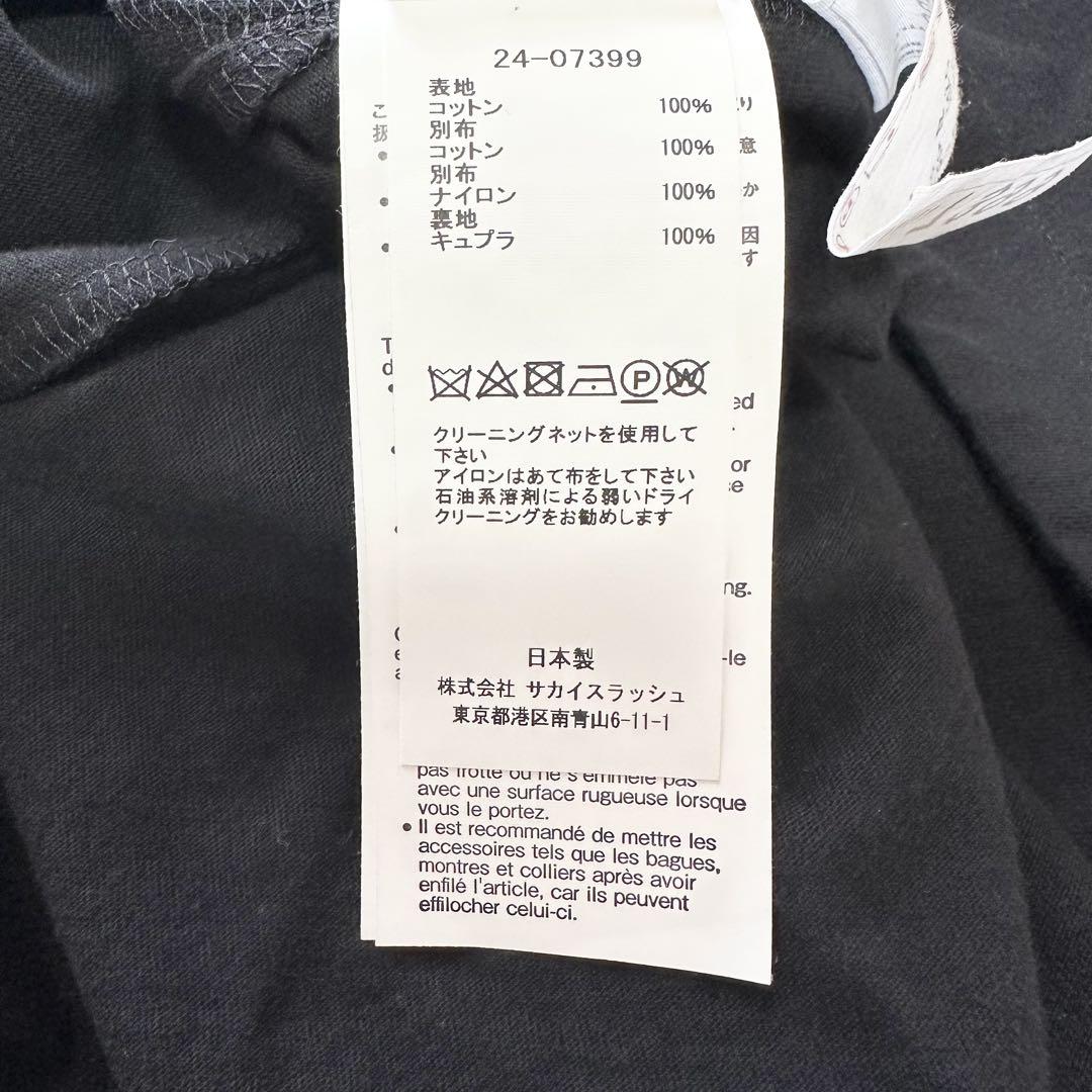 美品✨サカイ　Nylon Twill x Cotton Jersey Dress