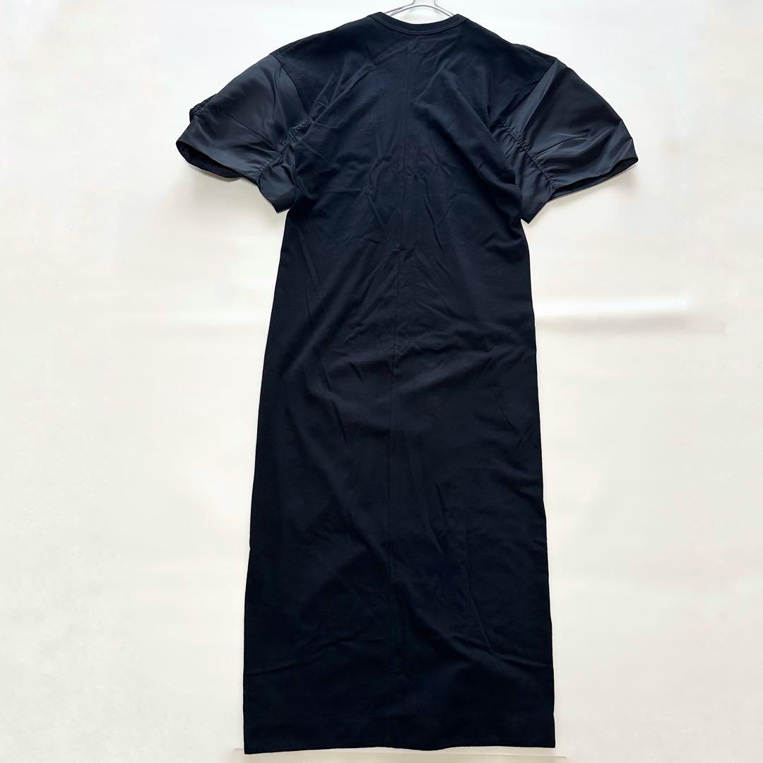 美品✨サカイ　Nylon Twill x Cotton Jersey Dress