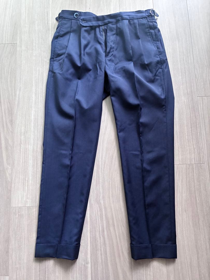 GTA herrick サイドアジャスタースラックス　ネイビー46