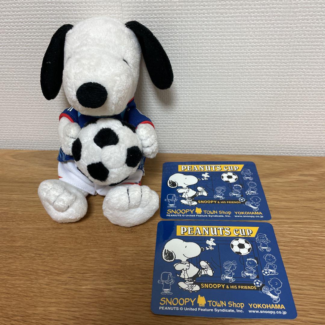市場 スヌーピーグッズ ぬいぐるみバッジ サッカー キャラクターズショップ