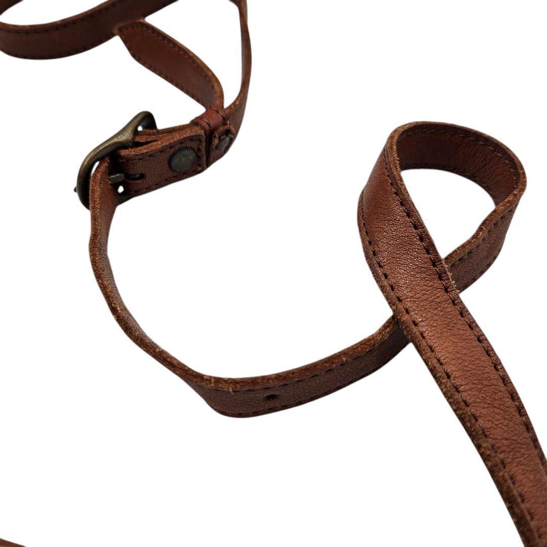 良品 イビサ ショルダーバッグ オールレザー 横長 フラップ ブラウン 良品 イビサ ショルダーバッグ オールレザー 横長 フラップ ブラウン