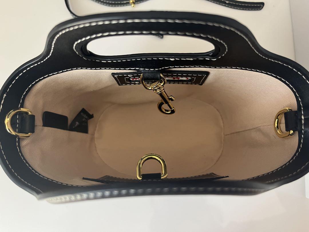 MARNI ブラック かごバッグ