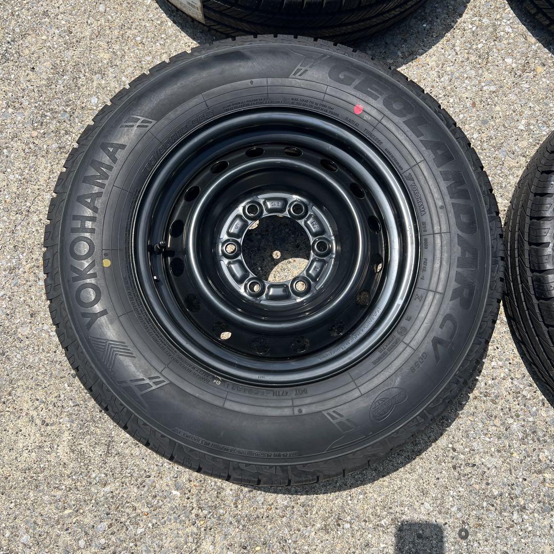 ★新車外し・新品タイヤ★ ハイエース 純正ホイール & YOKOHAMA 4本