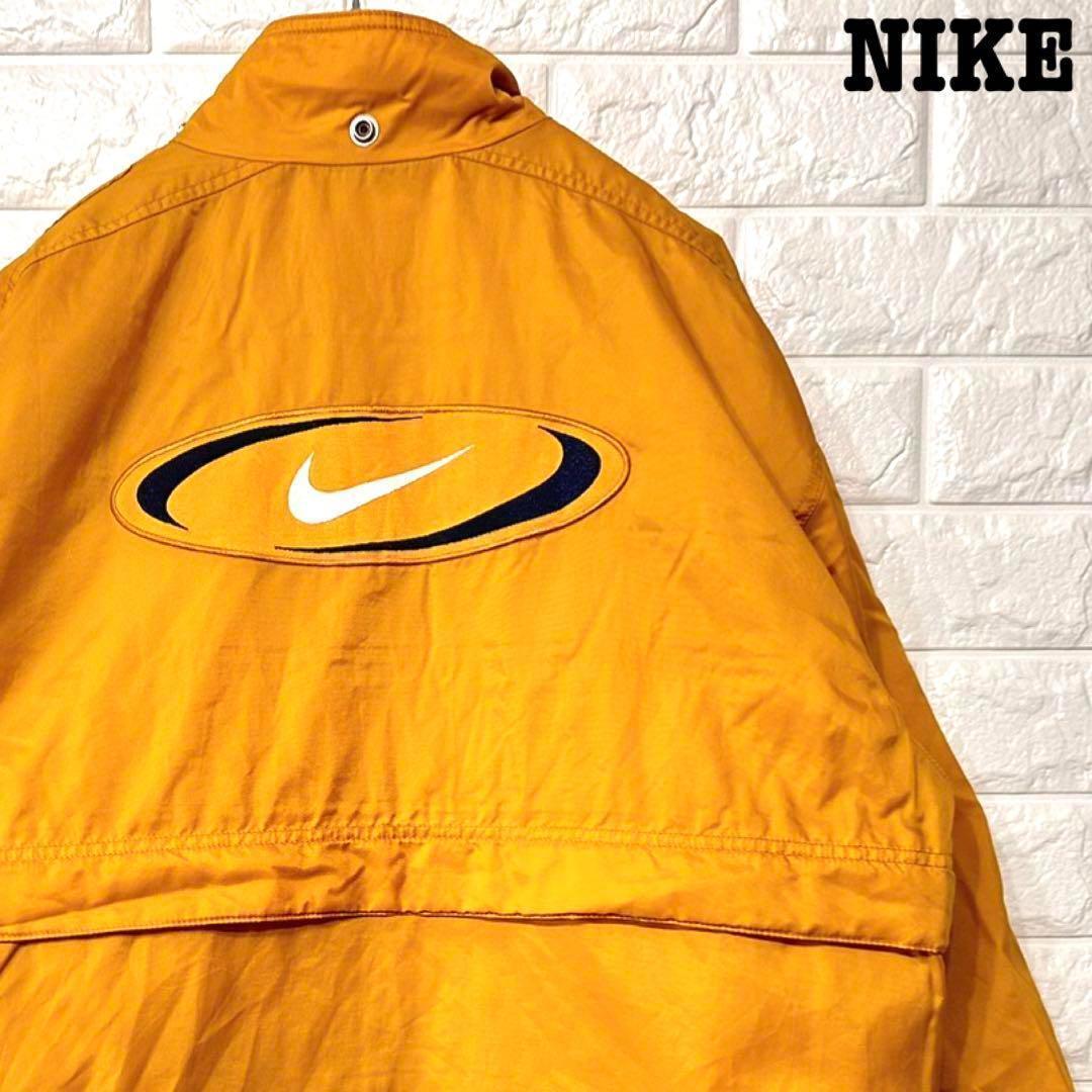 人気デザイン★ナイキ NIKE キルティングジャケット ブルゾン 刺繡ロゴ 黄色