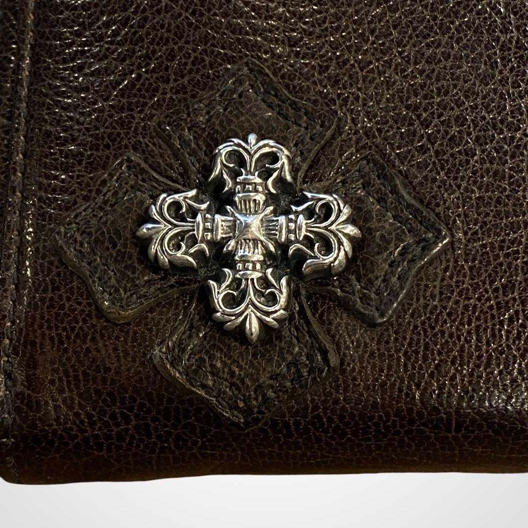 CHROME HEARTS/クロムハーツ レザー ウォレット a_204