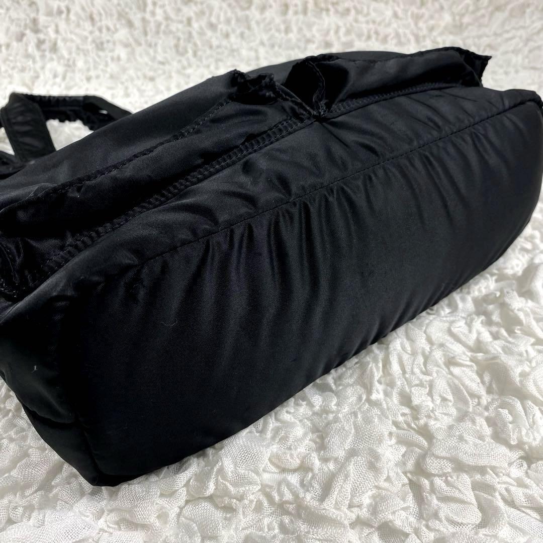 美品 PORTER トートバッグ タンカー 大容量 肩掛け可能 ブラック 黒