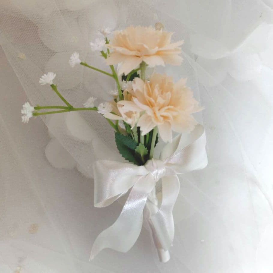 ま様専用　くすみピンク　ガーベラ　ウェディングブーケ　ハンドメイド