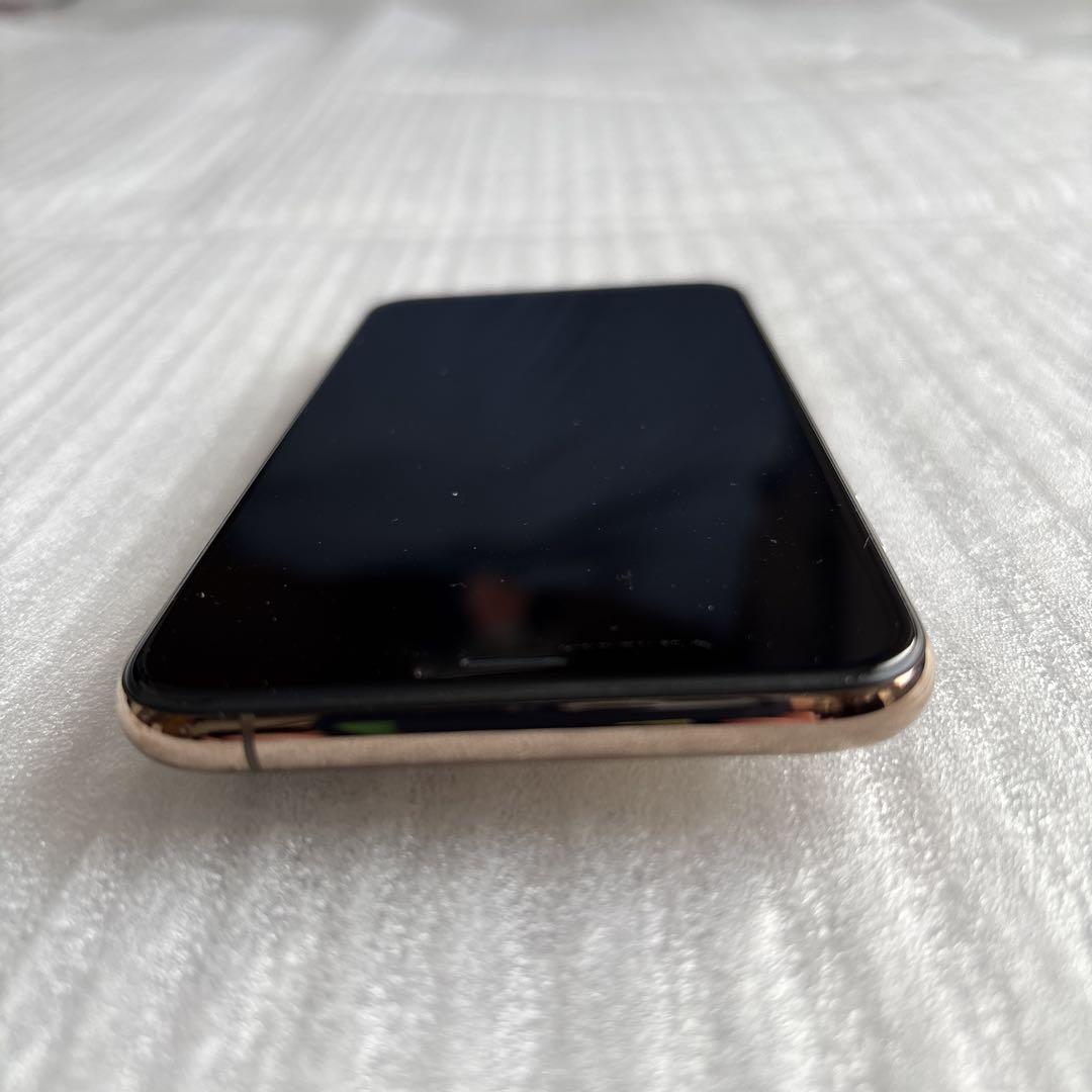 中古 iPhone XS 64GB ゴールド 充電コード・手帳型ケース付き