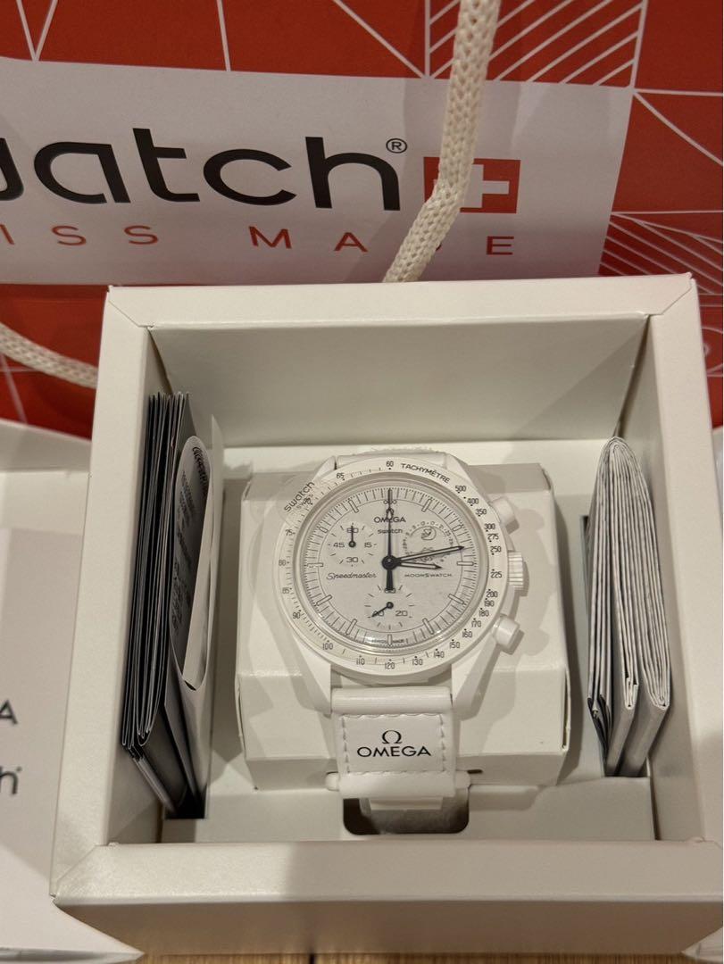 新品！Snoopy x OMEGA x Swatch MoonSwatch 白