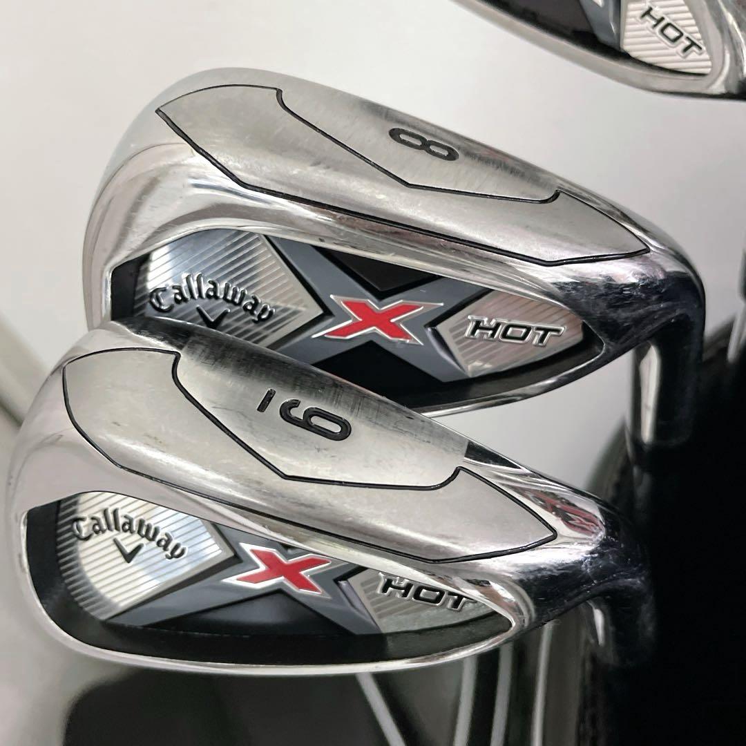 現行最新モデル　美品　メンズ　Callaway XHOT ゴルフクラブセット