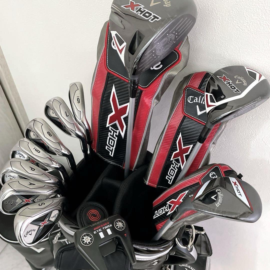 現行最新モデル　美品　メンズ　Callaway XHOT ゴルフクラブセット