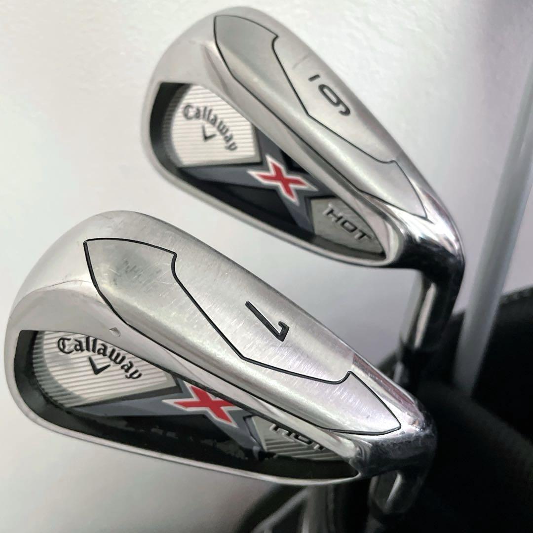 現行最新モデル　美品　メンズ　Callaway XHOT ゴルフクラブセット